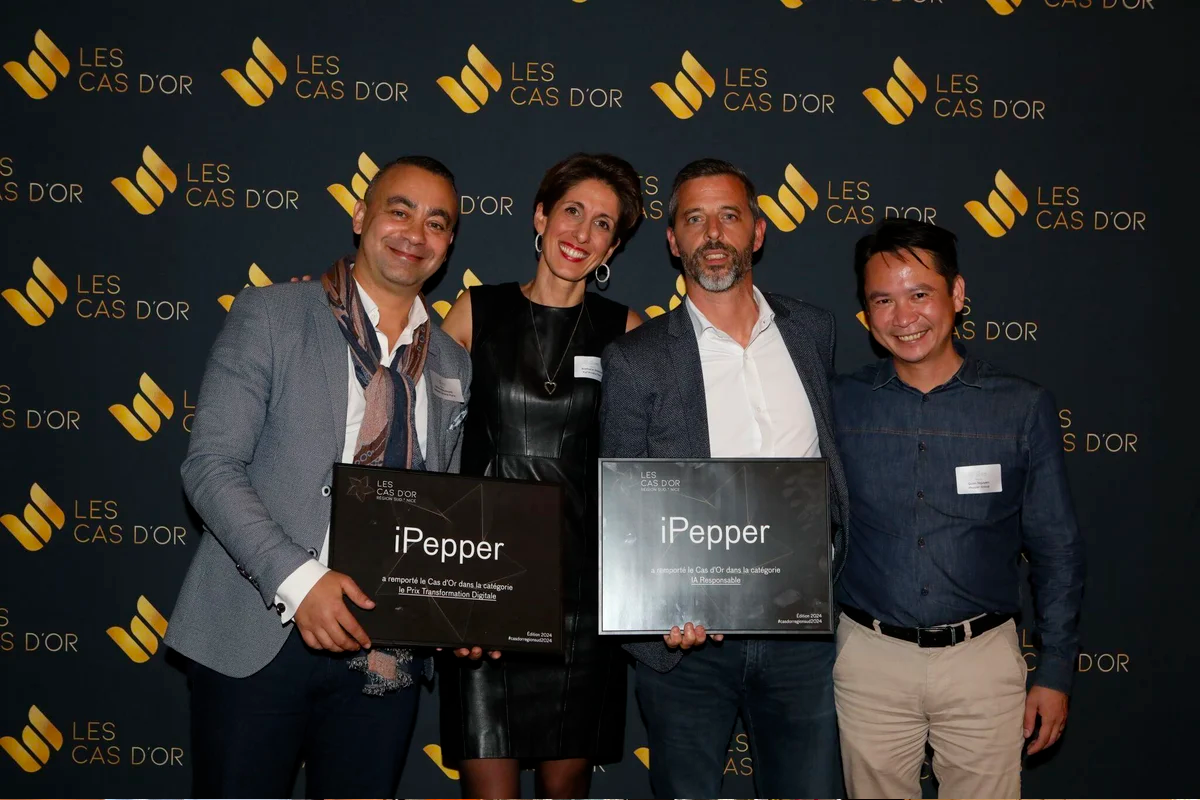 Photo de remise des prix Les Cas d'Or